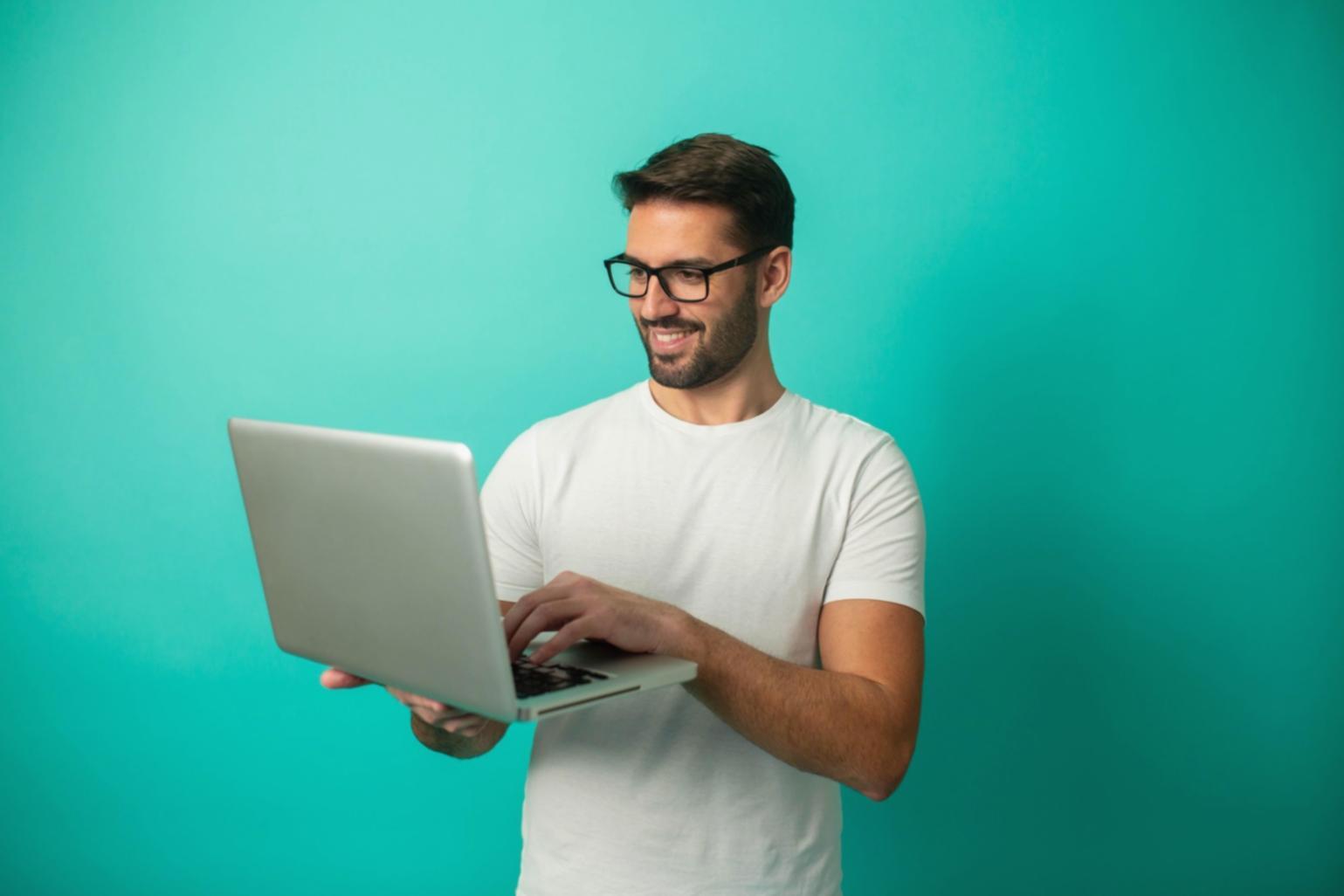 Workshop participant reviewing content optimization results